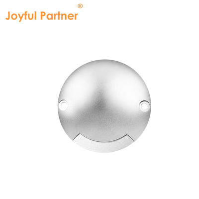 1W रिसेस्ड कॉरिडोर स्टेप लाइट अल्ट्रा थिन DIA70mm डीसी 24V 3000k गर्म सफेद आउटडोर प्रकाश व्यवस्था के लिए