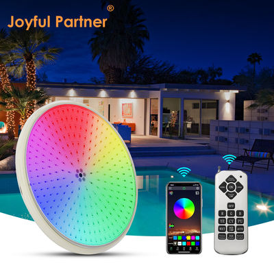 IP68 वाटरप्रूफ आरजीबी/आरजीबीडब्ल्यू रंग परिवर्तन तालाब फ्लैट लाइट्स के साथ राल भरा हुआ स्विमिंग पूल प्रकाश पानी के नीचे