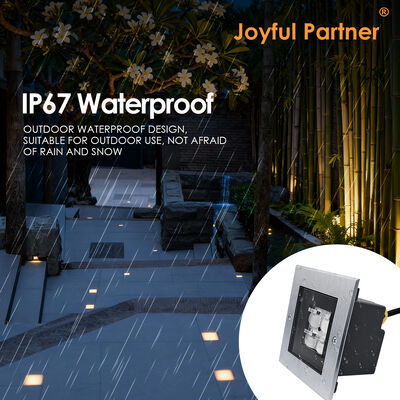 उन्नत वर्ग एलईडी भूमिगत रोशनी 24V 8W 316 स्टेनलेस स्टील 2 साल की प्रतिस्थापन वारंटी के साथ